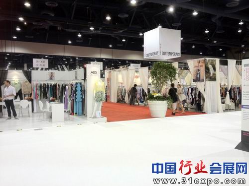 2012年美国拉斯服装展会(秋季) 展厅展示